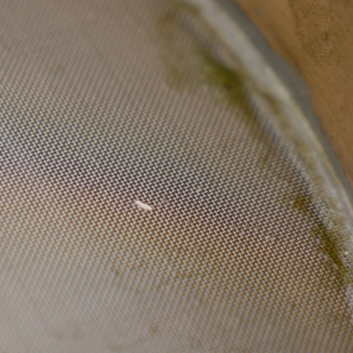 Close up image of microplastic material